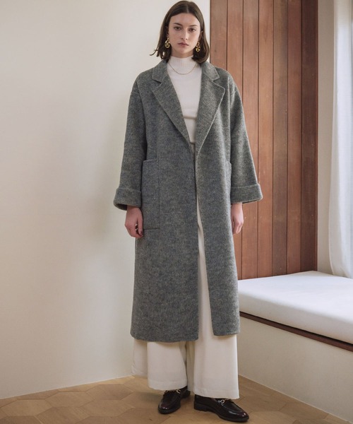 ELFRANK コート チェスターコート 「ウール70％」 ロングコート ウール