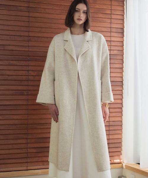 ELFRANK コート チェスターコート 「ウール70％」 ロングコート ウール