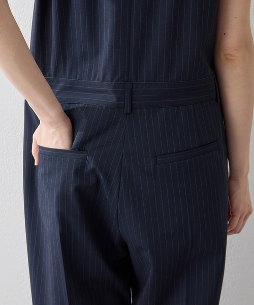 THE PAUSE オールインワン 「THE PAUSE」テーラーカラーノースリーブ