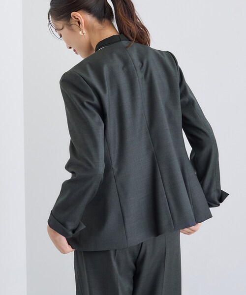 INDIVI（インディヴィ） スーツ 「日本製／スーツ／通勤」シルクウール