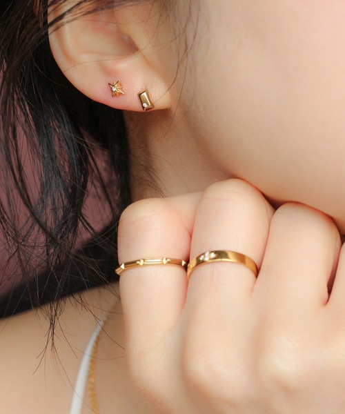 NOIR DE POUPEE（ノワールドプーペ） ピアス 「WEB限定」K18vermeil