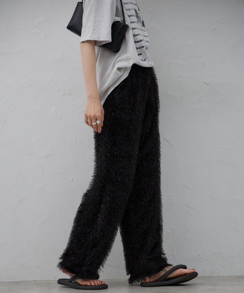 leimn パンツ ラメシャギーパンツ レディース : ZOZOTOWN Yahoo!店