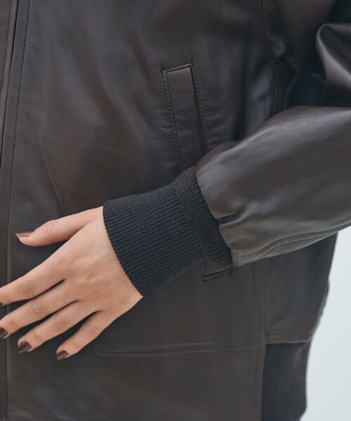 MACPHEE（マカフィー） ブルゾン アウター シープレザー ブルゾン