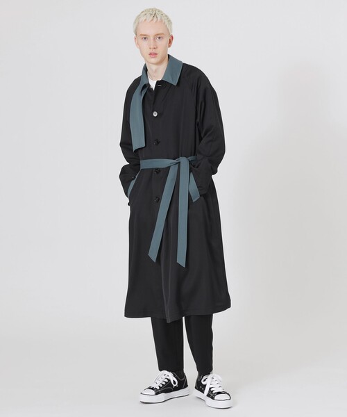 LOVELESS（ラブレス） トレンチコート コート エアロツイルバイカラー