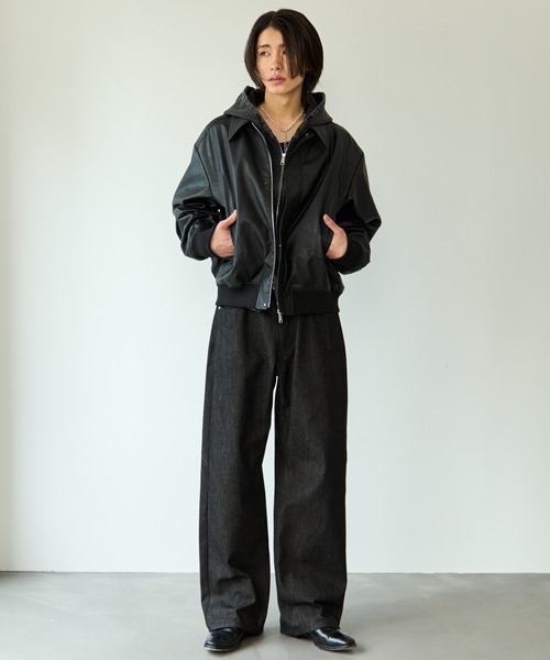 SINSS パーカー Heavy weight double zip hoodie / ヘビーウェイト