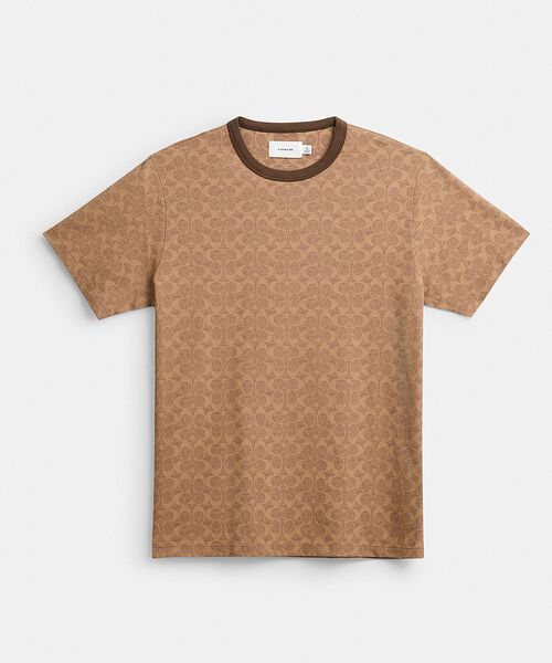 COACH（コーチ） tシャツ エッセンシャル シグネチャー Tシャツ メンズ