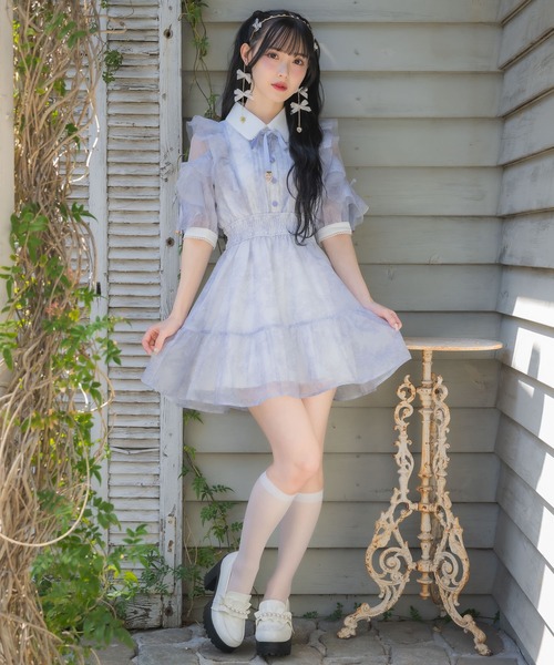 ROJITA（ロジータ） ワンピース 「Mサイズ追加」花柄半袖ミニ