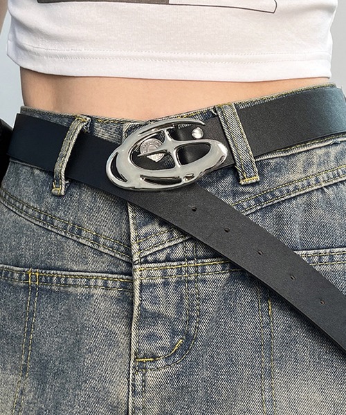 WESTSEA（ウエストシー） ベルト メタルバックル フェイクレザーベルト