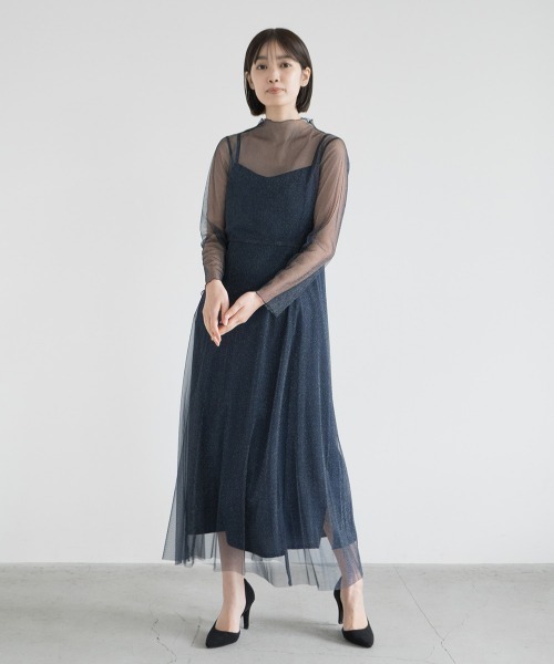 kaene（カエン） ドレス ラメチュールメロウワンピース「結婚式 二次会