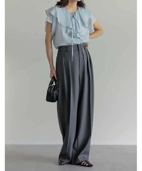 Re:EDIT（リエディ） パンツ 「オケージョン セレモニー」「低身長/高