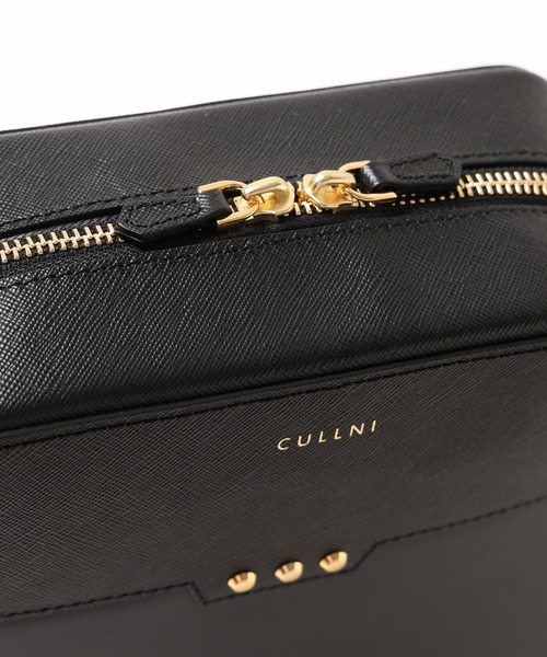 CULLNI（クルニ） ショルダーバッグ Square leather shoulder bag