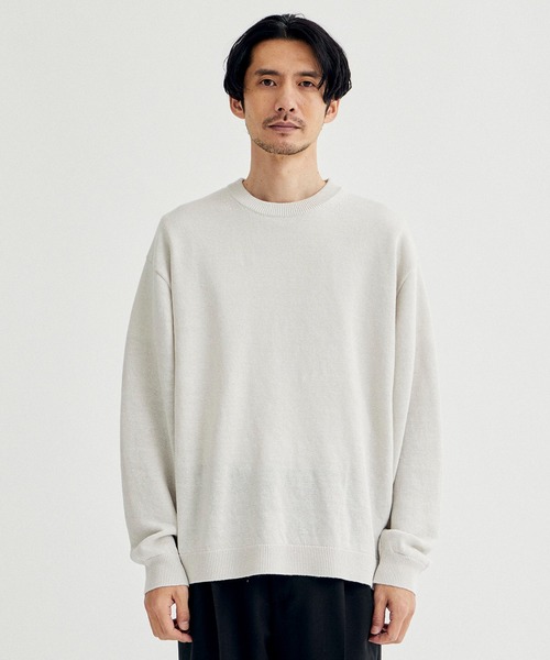 ATON（エイトン） セーター ニット 「ATON/エイトン」HEMP KNIT