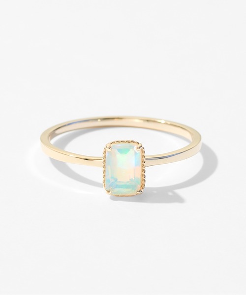 Jewel closet by L&Co. 指輪 リング K10 カラーストーン リング 4x6