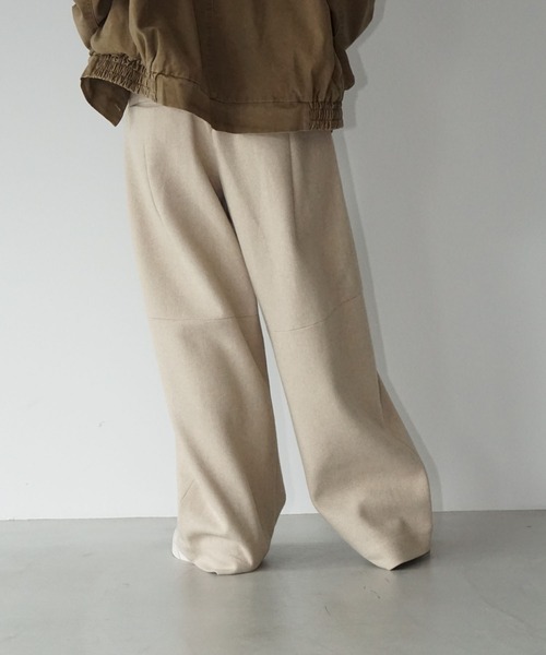 chuclla（チュクラ） パンツ ニュアンスカラーウールパンツ chw25a104