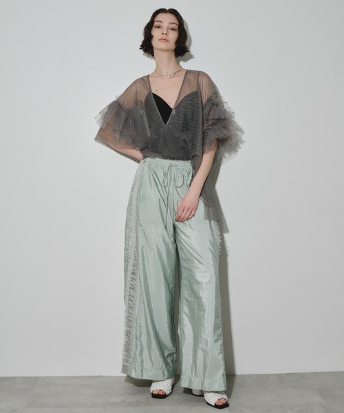 LA BELLE ETUDE（ラベルエチュード） パンツ チュールデザイン