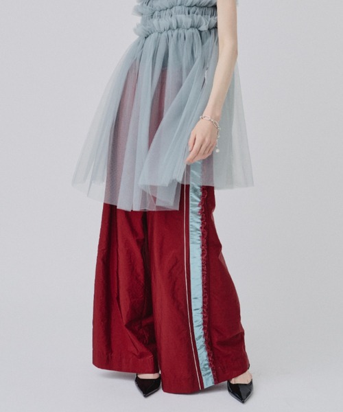 LA BELLE ETUDE（ラベルエチュード） パンツ チュールデザイン