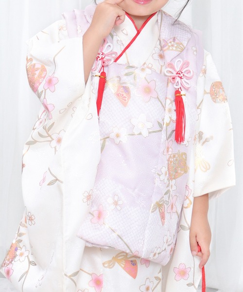 KYOETSU（京越） 着物 3歳七五三着物9点セット くすみC キッズ 子供