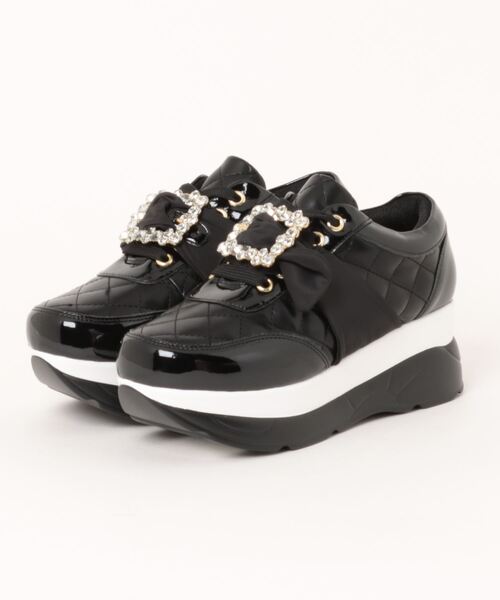 YOSUKE（ヨースケ） スニーカー 「YOSUKE/ヨースケ」厚底ビジュー