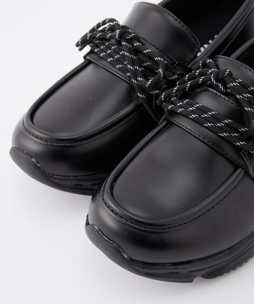 ローファー 厚底 スニーカーソールローファー レディース メンズ