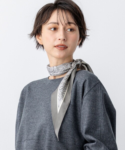 23区（ニジュウサンク） スカーフ バンダナ Erica ペイズリー柄 ダイヤ