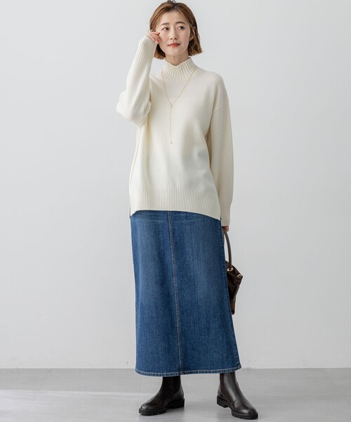 23区（ニジュウサンク） ニット セーター カシミヤブレンド ハイネック