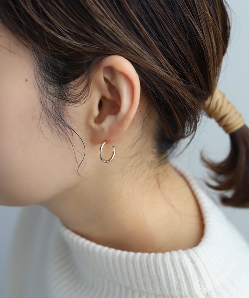 SIENA ROSE（シエナロゼ） ピアス パイプハーフフープピアス「M