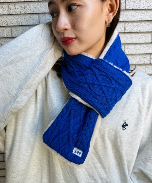 Lee（リー） ネックウォーマー スヌード LEE / CABLE KNIT MUFFLER