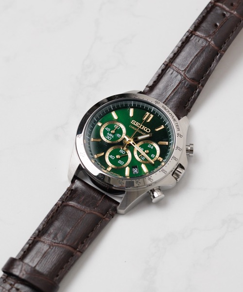 SEIKO（セイコー） 腕時計 /SEIKO/ クオーツ クロノグラフ レザー