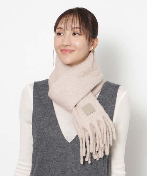 FURLA（フルラ） マフラー ストール ボリュームマフラー アルパカ