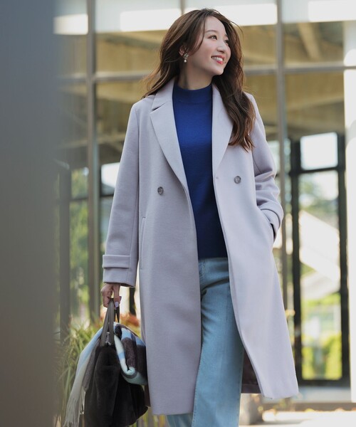 ANY SIS（エニィスィス） コート チェスターコート ウールライクロング