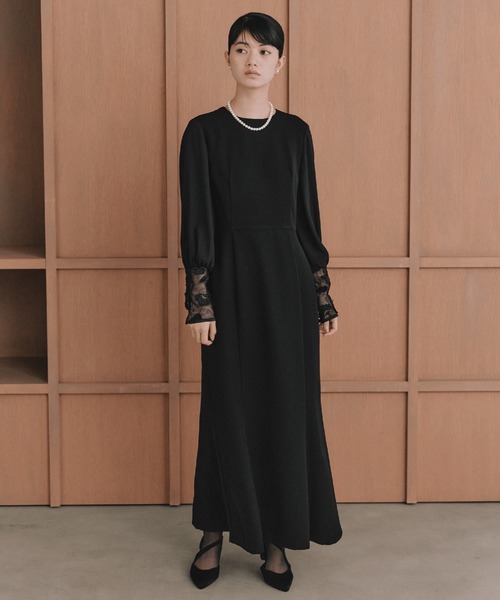 kaene（カエン） セットアップ エンブロイダリースリーブドレス