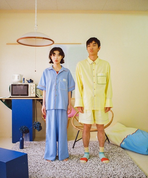 PAMM（パム） パジャマ ルームウェア 肌色のサマーパジャマシャツ