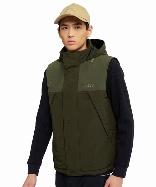 AIGLE（エーグル） ダウンベスト ベスト DUPONT SORONA中綿 撥水