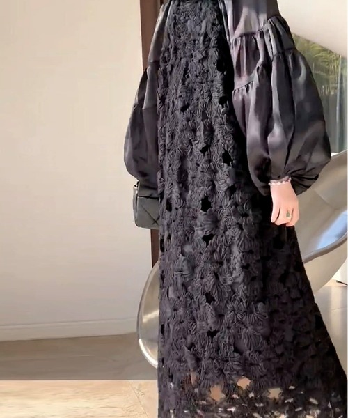 SMILE ORCHID（スマイルオーキッド） ドレス フラワーモチーフバルーン