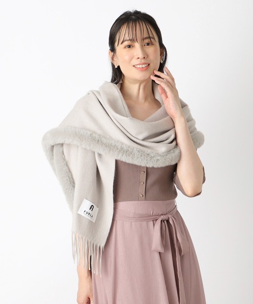 FURLA（フルラ） マフラー ストール マフラー カシミヤ100% ”フェイク