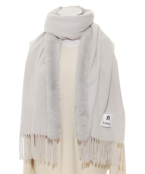 FURLA（フルラ） マフラー ストール マフラー カシミヤ100% ”フェイク