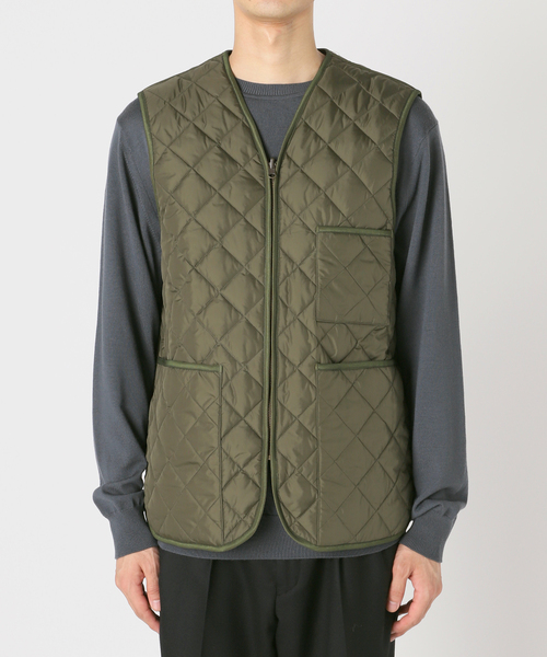 Barbour、バブアー、ベスト、ダウンジャケット、カーキ、サイズ:M 楽天