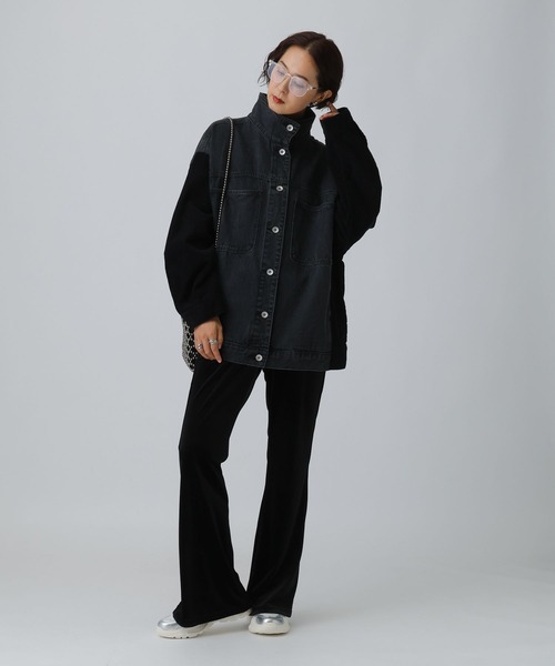 LEPSIM（レプシィム） カバーオール ドッキングデニムカバーオール