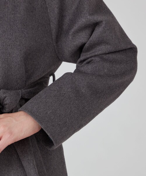 TOMORROWLAND collection ノーカラーコート コート ピュアカシミヤ