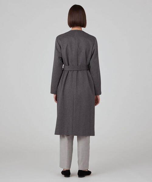 TOMORROWLAND collection ノーカラーコート コート ピュアカシミヤ