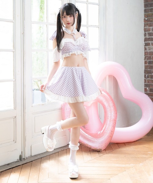 DearMyLove 水着 6WAYハートチョーカー水着 レディース : ZOZOTOWN