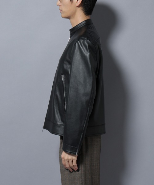 NANO universe（ナノ・ユニバース） 革ジャン ライダース ラムナッパ