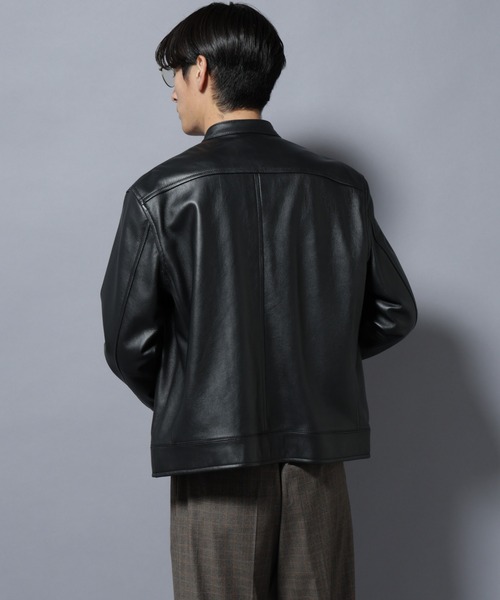 NANO universe（ナノ・ユニバース） 革ジャン ライダース ラムナッパ