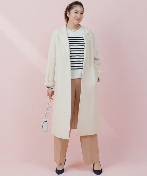 コート チェスターコート ウールリバー ロングコート レディース