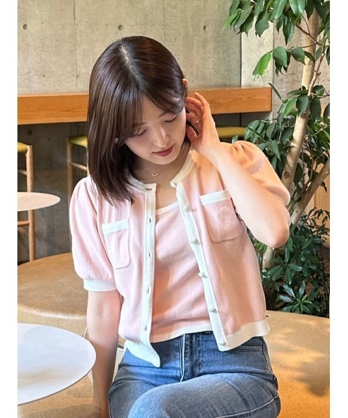 Her lip to アンサンブル Siena Bicolor Rib Knit Set : ZOZOTOWN