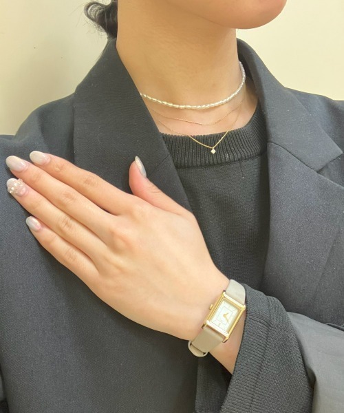 ete（エテ） ネックレス K10YG ミラーカットチェーン ネックレス