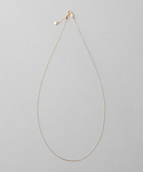 ete（エテ） ネックレス K10YG ミラーカットチェーン ネックレス
