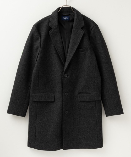 NAVY チェスターコート コート チェスターコート メンズ : ZOZOTOWN