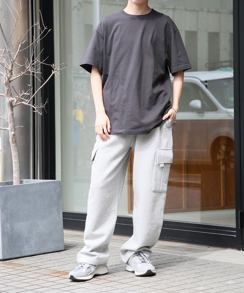 DISCUS スウェットパンツ ジャージ 「DISCUS」ワイドストレート バギー