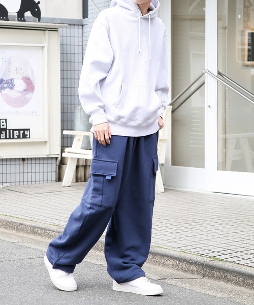 DISCUS スウェットパンツ ジャージ 「DISCUS」ワイドストレート バギー